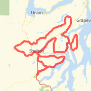 A ride mapped on 08/25/2011