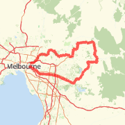 A ride mapped on 08/25/2011