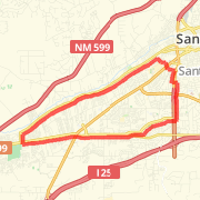 14.1 miles around town