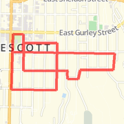 ~3 Miler around downtown Prescott