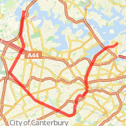 Balmain to Olympic Park via Cooks river