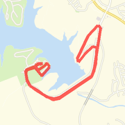 Lake Georgetown 6m. run from Cedar Breaks park