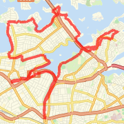 29/12/2008 Route - Balmain, Drummoyne, Abortford, Bay Run HAwthorn Canal