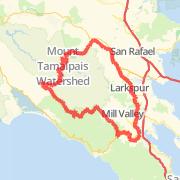 Fairfax, Mt. Tam, Mill Valley loop