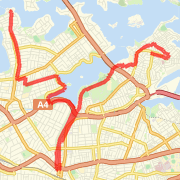 Abbortsford Ferry to Balmain via bay run, hawthorn canal (way back from olympic park)