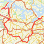 01/01/2009 Balmain via cooks river to Olympic park Ferry - then Ferry to Abbortsford - jump of and r