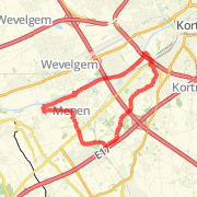 15 km langs Bissegem en Marke