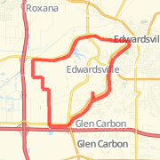 14 Mile run around Edwardsville and Poag Road