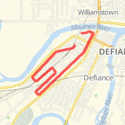 3 Mile Downtown Route