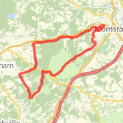 Sneaker Factory 1/25/09 Run route image