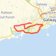 Knocknacarra 12.85km (via Capagh Road, Salthill, Taylors Hill, Clybaun) (8 Mi.)