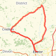 exeter to bickleigh, crediton and back