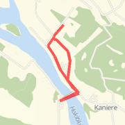 over Kaniere bridge