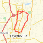 10 mile route - Mud creek, scull creek, Wilson Park across to Old Wire and back