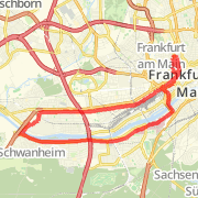 1st ride around Frankfurt - Main