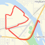 Vikingman Olympic Run Course 2009