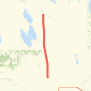Grosse Isle to Inwood - One way - Prime Meridian Trail - Fat Tire - 50 km