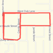 3 mile route