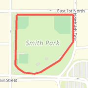 Rexburg Smith Park walking path