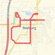 Rexburg City bike path