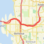 Evergreen Point to Overlake Transit Center (OTC) via 520 bikepath