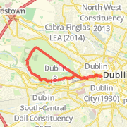 Smithfield through Pheonix Park Run route image