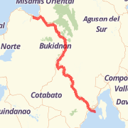 Cagayan de Oro to Davao via Bukidnon