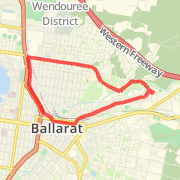 Anna's, Chisholm Street Howitt Creswick Rd Run route image