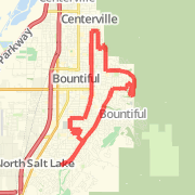 Angie\'s 14.80 mile route
