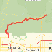 GMR to Baldy Bike Ride route image