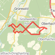 Deisenhofen-Gruenwalder Forst-Isar Hochufer-Strasslach-Deisenhofen