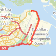 F2 to Changi Village Route Bike Ride route image