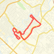 A run mapped on 10/20/2011