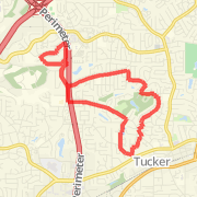 A run mapped on 10/21/2011