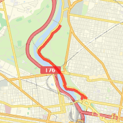 A run mapped on 10/22/2011
