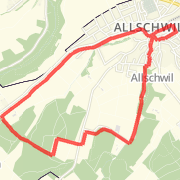 Muhlbachweg to Schonenbuch trail run