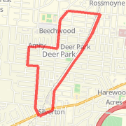 A run mapped on 10/24/2011