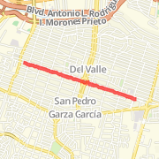 Paseo de los Duendes 5k Run route image