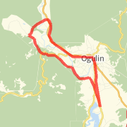 A route mapped on 10/29/2011