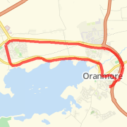 Oranmore - Dual carraigeway - Coast Road Run route image