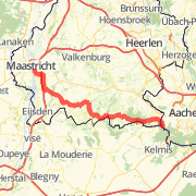 maastricht to the germany, belgium, netherlands border and back
