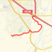 A run mapped on 2011-11-07
