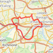 Virgin Active West London - 10 mile run Gunnersbury, Kew, Hammersmith