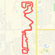 trails south to north
