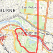 03/14/2009 Route Run route image