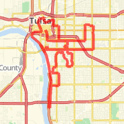 A run mapped on 11/15/2011