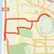 Race Simulation Bike to Ozzie Pk &amp; back