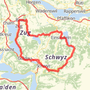 Zug - Ibergregg - Einsiedeln - Raten - Zug