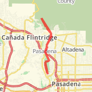 10 mile run at the Rose Bowl
