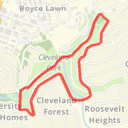 Cleveland Park 2.5 Mile Loop